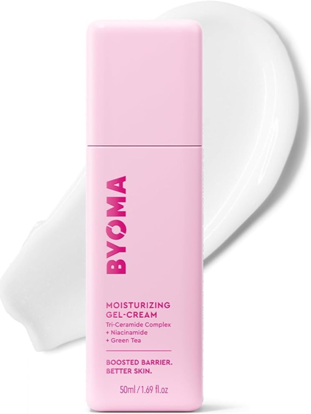 BYOMA Pink Moisturizing Gel-Cream for Women — Lightweight Daily Hydration